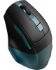 A4TECH Мышь Fstyler FB35C зеленый/черный оптическая 2000dpi беспров. BT/Radio USB 6but (FB35C MIDNIGHT GREEN)