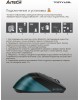 A4TECH Мышь Fstyler FB35C зеленый/черный оптическая 2000dpi беспров. BT/Radio USB 6but (FB35C MIDNIGHT GREEN)