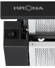 Встраиваемая вытяжка KRONA Встраиваемая вытяжка KAMILLA T 600 BLACK, управление кнопочное, черный [ка-00007308]