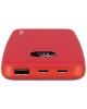 TTEC Внешний аккумулятор ChargeUp Pro LCD 10.000mAh PD 20W Powerbank. Цвет: красный