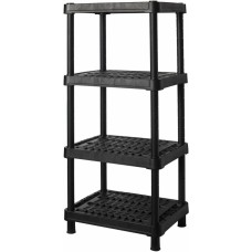 Стеллаж BLOCKER Стеллаж вентилируемый BLOCKER EXPERT 60*45 4 полки черный BR3801ЧР