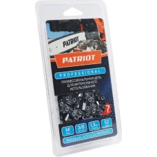Цепь PATRIOT 862321035 Цепь 91LP-52E, 3/8 1,3 52 звена, PROFESSIONAL (блистер)