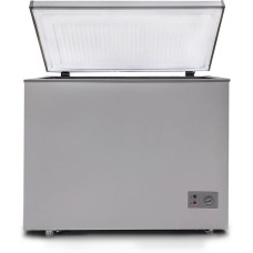 Морозильник БИРЮСА M210KX 200л (ларь, глухая крышка) металлик