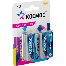Батарейка КОСМОС KOCLR6BL8 серебро/голубой