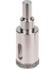 Коронка KRANZ (KR-92-0008) Коронка алмазная 25мм по керамограниту с центровочным сверлом