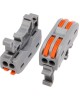 Клемма REXANT (07-5239-05) Клемма СМК 222-422D проходная 2-полюсная, с креплением на DIN-рейку (0,08-4 мм ), серая (5 шт./уп.)