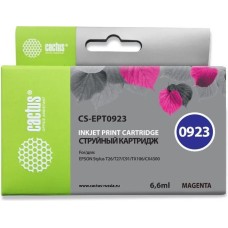 CACTUS Картридж струйный CS-EPT0923 T0923 пурпурный (6.6мл) для Epson Stylus C91/CX4300/T26/T27/TX106/TX109/TX117/TX119