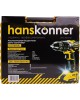 Аккумуляторные дрели HANSKONNER HCD1865BL кейс Аккумуляторные дрели
