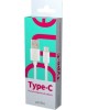 Кабель PERFEO (U4704) USB A вилка - Type-C вилка, 2.4A, белый, 1 м, Type-C ONE