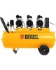 Компрессор DENZEL Компрессор безмаслянный малошумный DLS 2250/100, 2250 Вт, 3х750, 100 л, 410 л/мин блок упр 58029