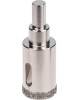 Коронка KRANZ (KR-92-0008) Коронка алмазная 25мм по керамограниту с центровочным сверлом