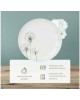 Тарелка AGNESS 598-067 DANDELION обеденная 24см