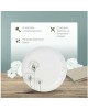 Тарелка AGNESS 598-067 DANDELION обеденная 24см