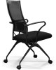 Кресло компьютерное МЕТТА Кресло Sit Air-180 B2-290K (F56.W01), на колесиках, сетка, 1шт. в комплекте черный/черный [z509407717]