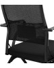 Кресло компьютерное МЕТТА Кресло Sit Air-180 B2-290K (F56.W01), на колесиках, сетка, 1шт. в комплекте черный/черный [z509407717]
