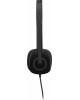 LOGITECH Гарнитура H151, для компьютера/мобильных устройств, накладные, проводные, черный [981-000589]