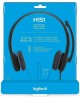 LOGITECH Гарнитура H151, для компьютера/мобильных устройств, накладные, проводные, черный [981-000589]