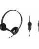 LOGITECH Гарнитура H151, для компьютера/мобильных устройств, накладные, проводные, черный [981-000589]