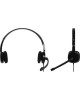 LOGITECH Гарнитура H151, для компьютера/мобильных устройств, накладные, проводные, черный [981-000589]