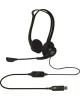 LOGITECH Гарнитура H151, для компьютера/мобильных устройств, накладные, проводные, черный [981-000589]