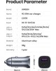 UGREEN Автомобильное зарядное устройство CD130 (40858) USB-C PD+USB-A QC 30W Fast Car Charger + SCP22.5W. Цвет: серый