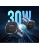 UGREEN Автомобильное зарядное устройство CD130 (40858) USB-C PD+USB-A QC 30W Fast Car Charger + SCP22.5W. Цвет: серый