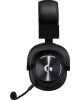 LOGITECH Гарнитура игровая G Pro X, для компьютера и игровых консолей, мониторные, проводные, черный [981-000819]