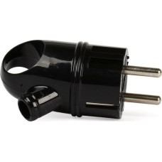 вилка SMARTBUY (SBE-16-P03-b) Вилка с кольцом с заземлением черная 16А 250В