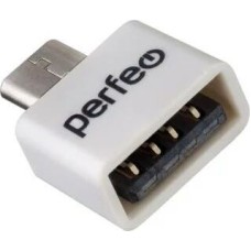 Адаптер PERFEO (PF_B4997) PF-VI-O010 White adapter USB на micro USB c OTG