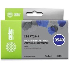 CACTUS Картридж CS-EPT0549, T0549, синий / CS-EPT0549