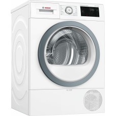 BOSCH Сушильная машина Serie 6 WTU8769SSN пан.англ. кл.энер.:A макс.загр.:9кг белый