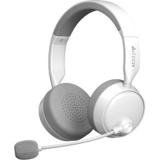 A4TECH Наушники с микрофоном BH230 белый/серый мониторные BT оголовье (BH230 WHITE)