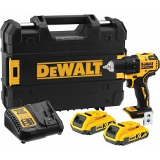 DEWALT Дрель-шуруповерт DCD708D2T-QW, 2Ач, с двумя аккумуляторами
