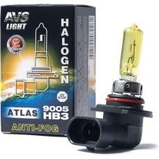 AVS Галогенная лампа ATLAS ANTI-FOG BOX желтый HB3/9005.12V.65W.коробка 1шт