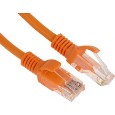 PREMIER Патч-корд PP12-0.5M/O 1000Гбит/с UTP 4 пары cat.5E CCA molded 0.5м оранжевый RJ-45 (m)-RJ-45 (m)