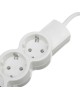Удлинитель DUWI 32005 2 3 гн. х 3,0 м - белый