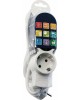 Удлинитель DUWI 32005 2 3 гн. х 3,0 м - белый
