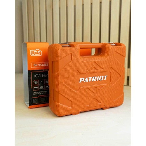 Дрель-шуруповерт PATRIOT 180201483 BR 183UES Дрель-шуруповерт аккумуляторная Дрель-шуруповерт PATRIOT 180201483 BR 183UES Дрель-шуруповерт аккумуляторная