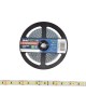 Светодиодная лента UNIEL ULS-2835-168LED/m-10mm-IP20-DC24V-14W/m-5M-4000K катушка в герметичной упаковке