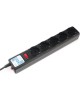 POWERCUBE SPG5-В1 0.5м (5 розеток) черный (коробка)