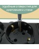 POWERCUBE SPG5-В1 0.5м (5 розеток) черный (коробка)