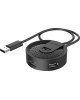 A4TECH Разветвитель USB 2.0 HUB-20 4порт. черный