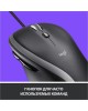 Мышь LOGITECH Мышь проводная M500S - черный