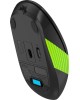A4TECH Мышь беспроводная Fstyler FG10CS Air, радио, оптическая, USB, USB-C, 2000dpi, черный и зеленый [fg10cs air sports green]