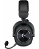 LOGITECH Гарнитура игровая G Pro X 2 Lightspeed, для компьютера и игровых консолей, мониторные, Bluetooth/радио/3,5 мм, черный [981-001265]