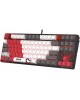 A4TECH Клавиатура Bloody S87 Naraka, USB, черный + красный